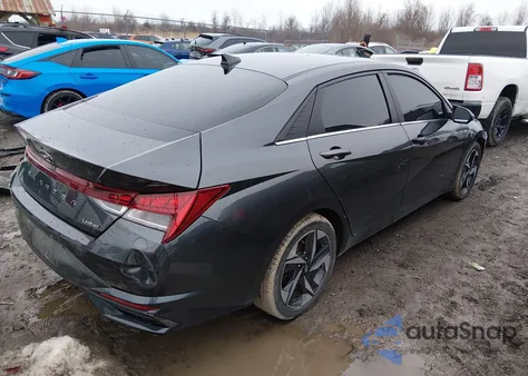 2023 Hyundai Elantra Limited from USA, damaged, VIN 5NPLP4AG2PH117524